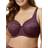 Elila Isabella Lace Full Coverage Bra - Plum