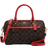 Coach Rowan Satchel In Signature Canvas - Gold/Brown 1941 Red