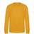 AWDis Kid's Plain Crew Neck Sweatshirt - Mustard Yellow