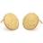 Pernille Corydon Small Coin Earsticks - Gold