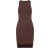 Michael Kors Logo Jacquard Tank Dress - Chocolate