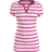 Tommy Hilfiger Stripe Split-Neck T-shirt - Light Pink Multi