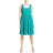 Max Studio Textured Sleeveless A-Line Dress - Capri Green