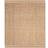 Safavieh Natural Fiber Collection Brown 72x72"