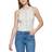 Calvin Klein Ribbed Button-Down Sleeveless Top - Birch