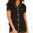 Cosabella Short Sleeve Top & Boxer Pajama Set - Black/Ivory