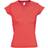 Sols Moon V Neck Short Sleeve T-shirt - Coral