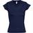 Sols Moon V Neck Short Sleeve T-shirt - French Navy