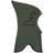 Racing Kids Organic Single Layer Cotton Balaclava with Top and Bat - Army Green (503306-88)