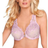 Amoureuse Embroidered Front Close Underwire Bra - Sunset Mauve Pink