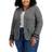 Tommy Hilfiger Military Band Jacket Plus Size - Black Multi