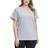 Calvin Klein Logo Patch V-Neck T-shirt Plus Size - Pearl Grey Heather