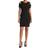 Tommy Hilfiger Cold Shoulder Woven Dress - Black