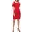 Tommy Hilfiger Cold Shoulder Woven Dress - Scarlet