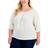 Tommy Hilfiger 3/4-Sleeve Top Plus Size - Ivory