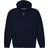 Fruit of the Loom Eversoft Fleece Full Zip Hoodie Sweatshirt Unisex - Navy