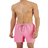 INC International Concepts Solid 5" Swim Trunks - Sangria Sunset