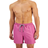 INC International Concepts Solid 5" Swim Trunks - Dahlia Mauve