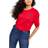 Tommy Hilfiger Short Sleeve Cropped T-shirt - Scarlet