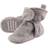 Hudson Baby Fleece Lined Scooties with Non Skid Bottom - Heather Gray