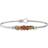 Luca + Danni Fall Foliage Medley Bangle Bracelet - Silver/Multicolour