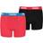 Puma Boy's Basic Boxer 2 Pack - Red/Black (935454)