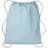 Nutshell Drawstring Gymsac - Pastel Blue/Natural