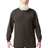 Dickies Heavyweight Henley Long Sleeve T-shirt - Chocolate Brown