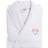 Linum Home Textiles I Love You Terry Bathrobe - White/Melange