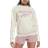 Reebok Women Identity Logo Fleece Crew Sweatshirt - Classic White Mel