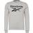 Reebok Identity Big Logo Crew Sweatshirt - Medium Grey Heather/Black