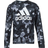 Adidas Core Camo Allover Print Long Sleeve Tee - Black (GA7940)