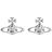 Vivienne Westwood Mayfair Bas Relief Earrings - Silver/Transparent