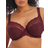 Elomi Charley Stretch Plunge Bra - Aubergene