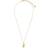 Sterling Forever December Birth Flower Pendant Necklace - Gold