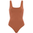 Good American Scuba Modern Tank Bodysuit - Rust