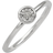 Monica Vinader Essential Ring - Silver/Diamond
