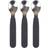 Filibabba Silicone Spoons 3-pack Stone Grey