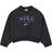 Nike Girl's Oversized Logo Sweater - Off Noir (DV2563-045)