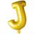 Fiesta Letter Balloons J 100cm Gold