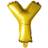 Fiesta Letter Balloons Y 100cm Gold