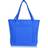 Dalix 20" Solid Color Soft Tote Bag - Royal Blue