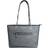 Michael Kors Jet Set Metallic Logo Chain Tote Bag - Black/Silver