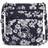 Vera Bradley Collegiate Triple Zip Hipster Crossbody Bag - Navy/White Rain Garden With Penn State University Logo