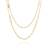 Sif Jakobs Chain Dove Necklace - Gold