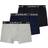 Name It Basic Boxer Shorts 3-pack - Black/Grey Melange/Dark Sapphire (13208836)