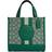 Coach Dempsey Tote 22 In Signature Jacquard with Stripe and Coach Patch - Green