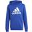 Adidas Junior Big Logo Essentials Cotton Hoodie - Semi Lucid Blue/White