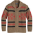 Pendleton Men's The Original Westerley Sweater - Taupe Mix/Red