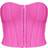 PrettyLittleThing Bandage Hook & Eye Structured Corset - Hot Pink